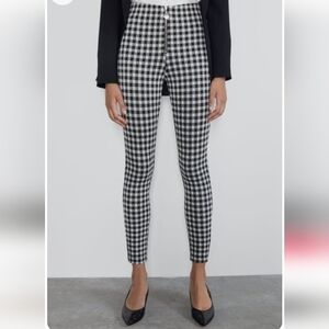 Zara gingham leggings